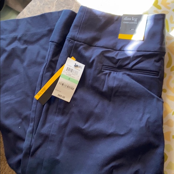 Alfani slim leg navy sz 8 - Picture 4 of 4